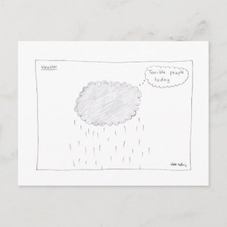 Wetterpostkarte Postkarte