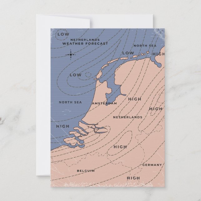 Wetterprognose der Niederlande (Vorderseite)