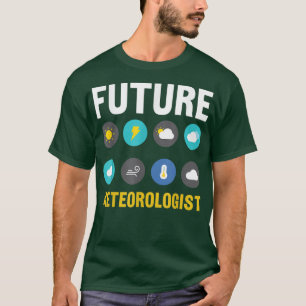 Wetterprognose des Meteorologen T-Shirt