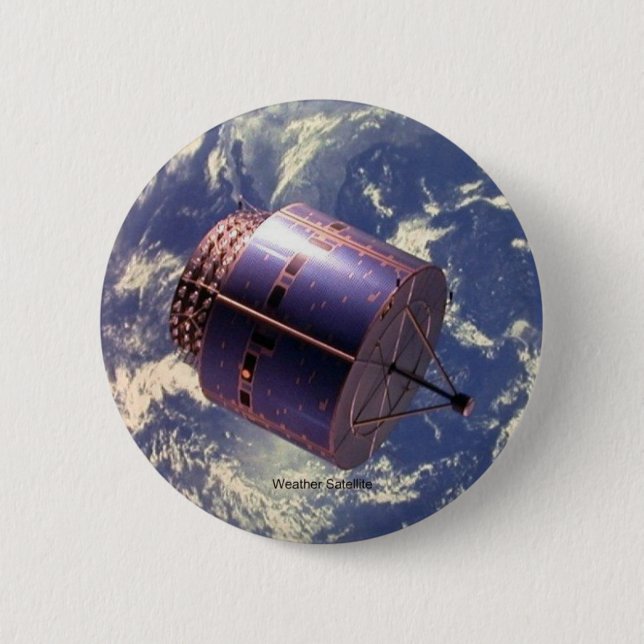 Wettersatellite Button (Vorderseite)