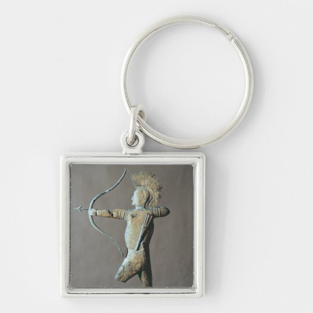 Wetterschaufel in Form eines amerikanischen Schlüsselanhänger (Vorne)