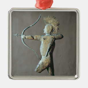 Wetterschaufel in Form eines amerikanischen Silbernes Ornament