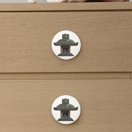 WetterStatue Pagoda Keramikknauf