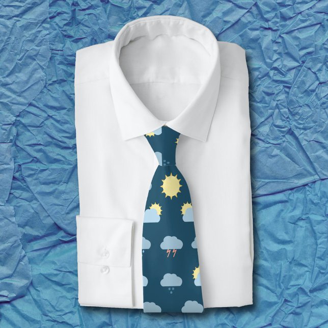 Wettersymbole Krawatte (Weather Symbols Neck Tie)