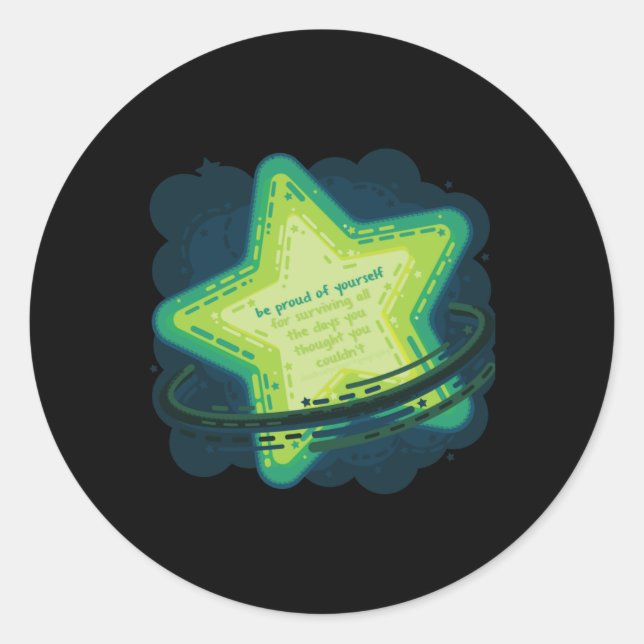 Wettertage [Asteroid] Aufkleber (Vorderseite)