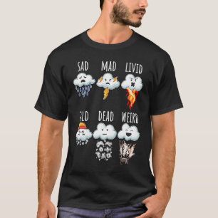 Wetterunterschiede melden Wettervorhersage T-Shirt