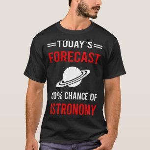 Wettervorhersage Astronomie Heute T-Shirt