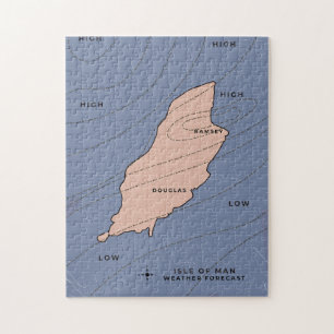 Wettervorhersage der Insel Man Puzzle