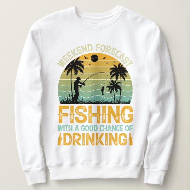 Wettervorhersage Fischen mit guten Chancen auf Di Sweatshirt (Design vorne)