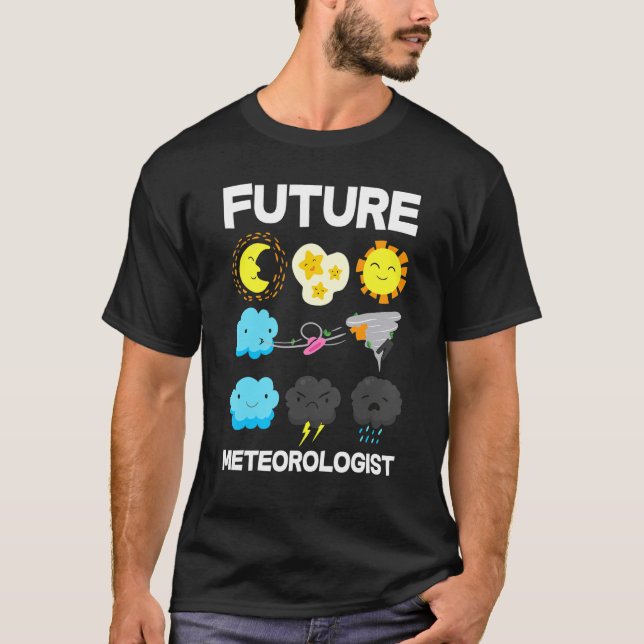 Wettervorhersage für Kinder T-Shirt (Vorderseite)