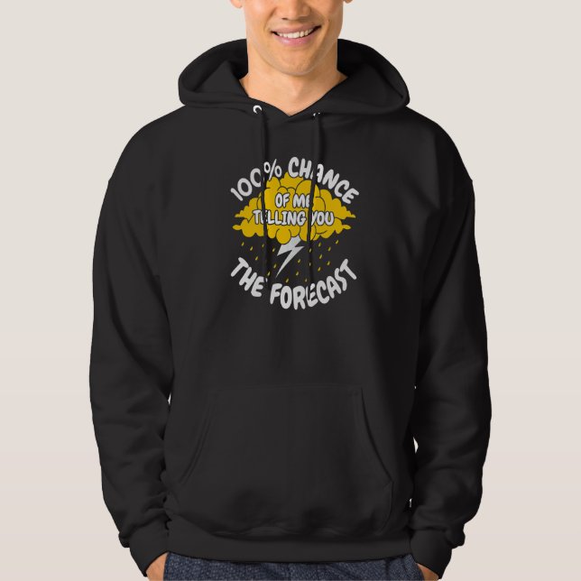 Wettervorhersage Hoodie (Vorderseite)