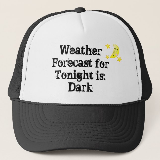 Wettervorhersage Truckerkappe (Vorderseite)