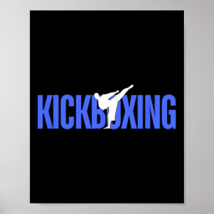 Wettkampf-Kickboxen Poster