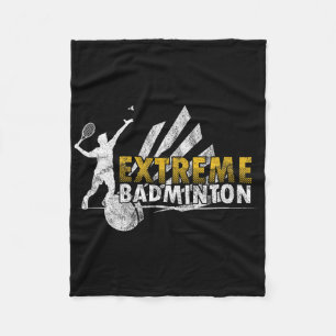 Wettkampfpla für Extreme Badminton Fleecedecke