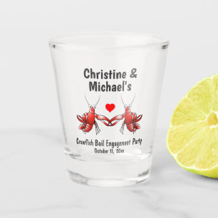 Wettkampfteam für Hochzeitskrabbe Schnapsglas