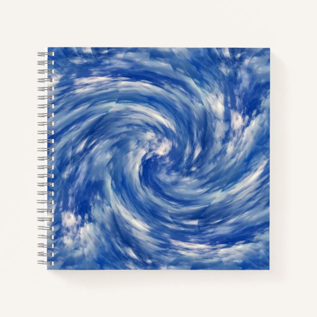 Wetzende Wolken...... Notizbuch (Vorderseite)