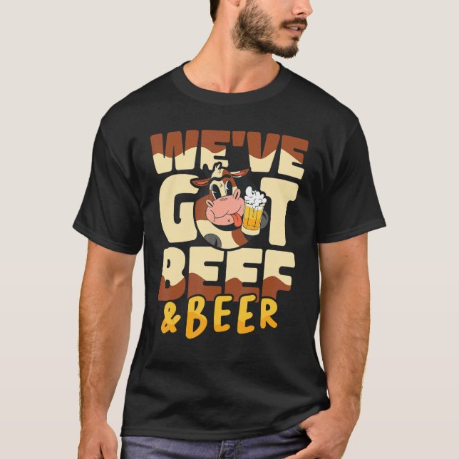 Weu2019ve got beef and beer Butcher Sausage  Butch T-Shirt (Vorderseite)