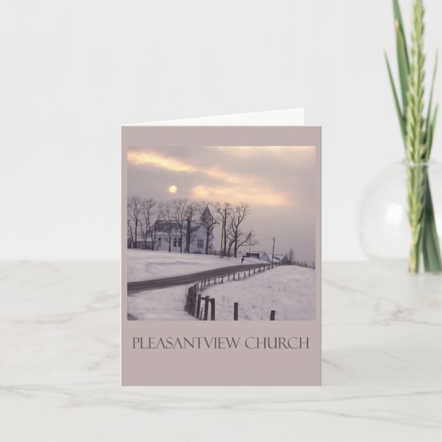 We've missed you at church karte (Vorderseite)