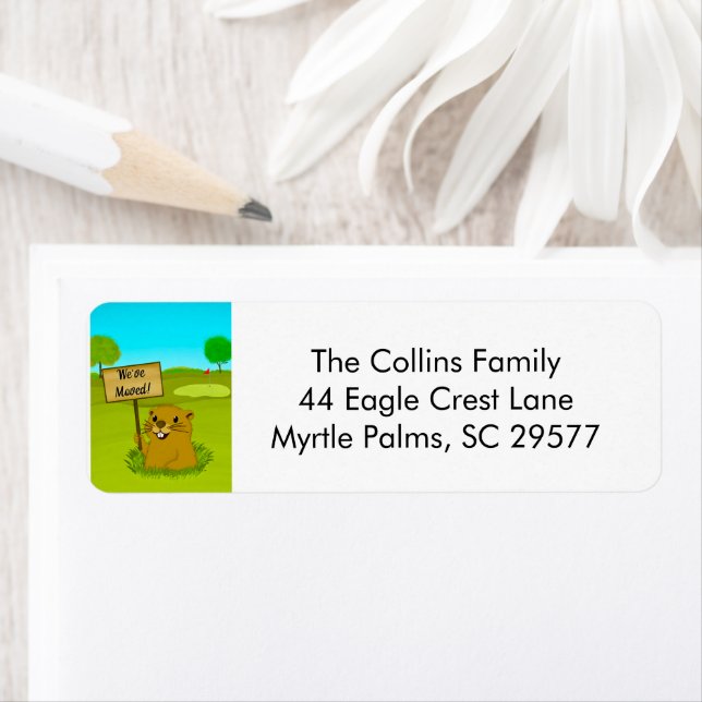 We've Moved Gopher on Golf Course Announcement  (Insitu)