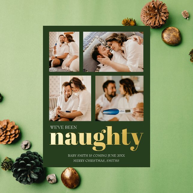 Weve war unartig Schwangerschaft Ankündigung Weihn (Von Creator hochgeladen)