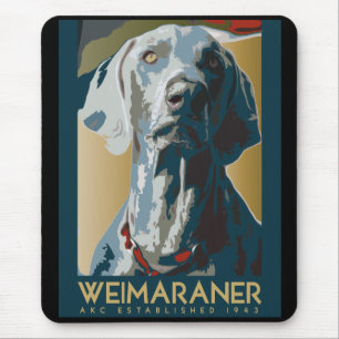 Wewimaraner Nation: Weimaraner 1943 Mousepad