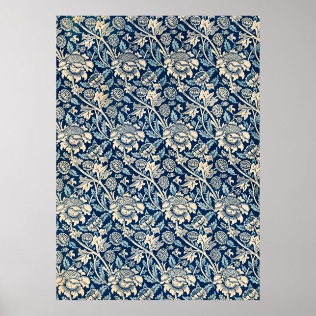 Wey, Wallpaper, 1883 von William Morris Poster (Vorne)