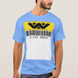 Weyland Yutani Asset Tag Baseball T-Shirt