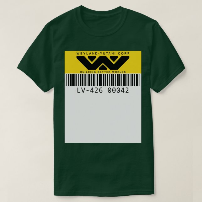 Weyland Yutani Asset Tag Phone Case T-Shirt (Design vorne)