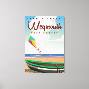 Weymouth England Vintage-Reiseplakat Leinwanddruck