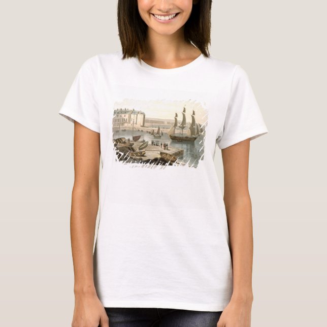 Weymouth Harbour, von 'A Voyage Around Great Brit T-Shirt (Vorderseite)