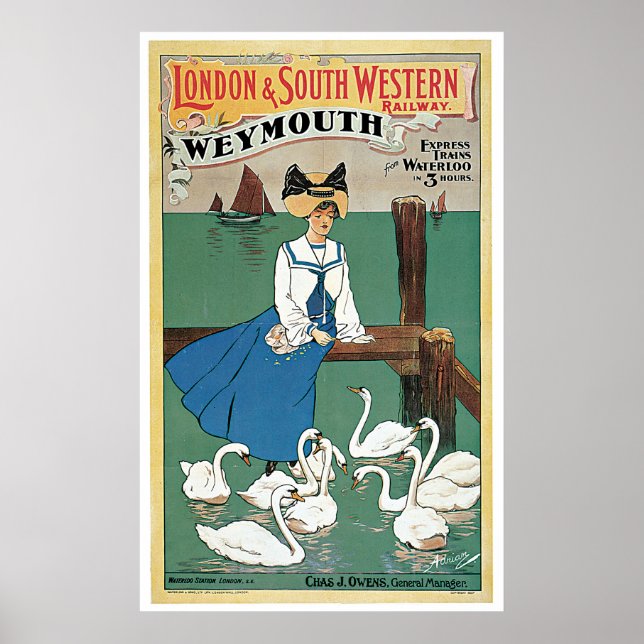 Weymouth von London & Southwest Poster (Vorne)