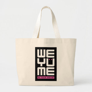 WeYüMe Logo-Tasche Jumbo Stoffbeutel