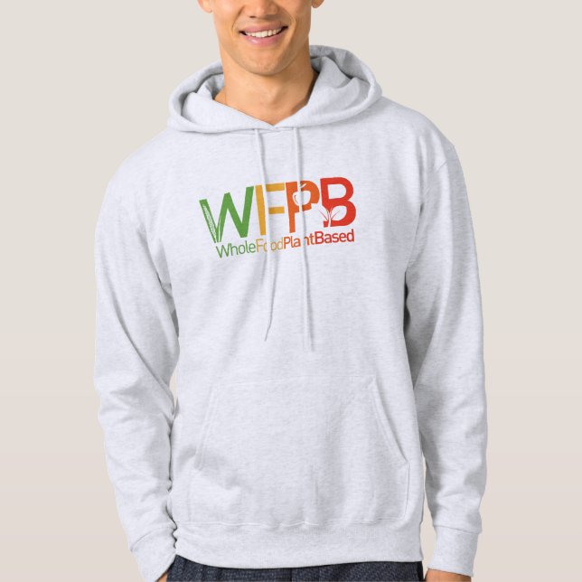 WFPB Logo - mit Kapuze Sweatshirtlicht Hoodie (Vorderseite)