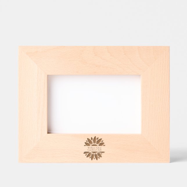 WGGC Holz Bilderrahmen 4" x 6" Geätzte Rahmen (Vorderseite)