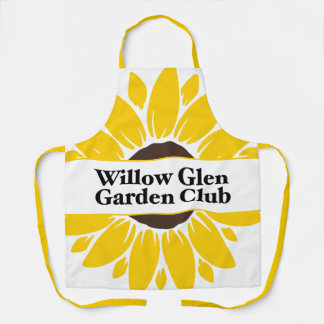 WGGC-Schürze mit gelben Gurten Schürze