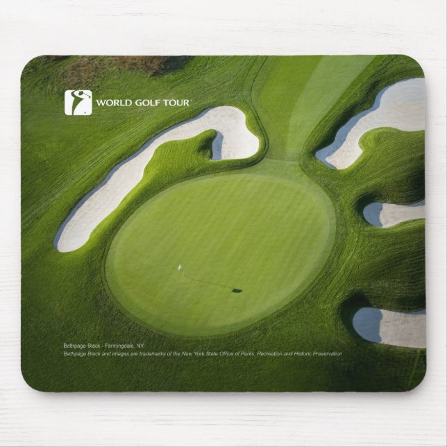 WGT Bethpage schwarzes Mousepad 05 (Vorne)