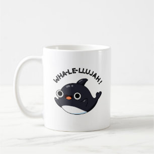 Wha-le-llujah Funny Animal Whale Pun Kaffeetasse