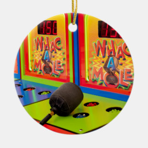 Whach A Mole Arcade Game Keramik Ornament