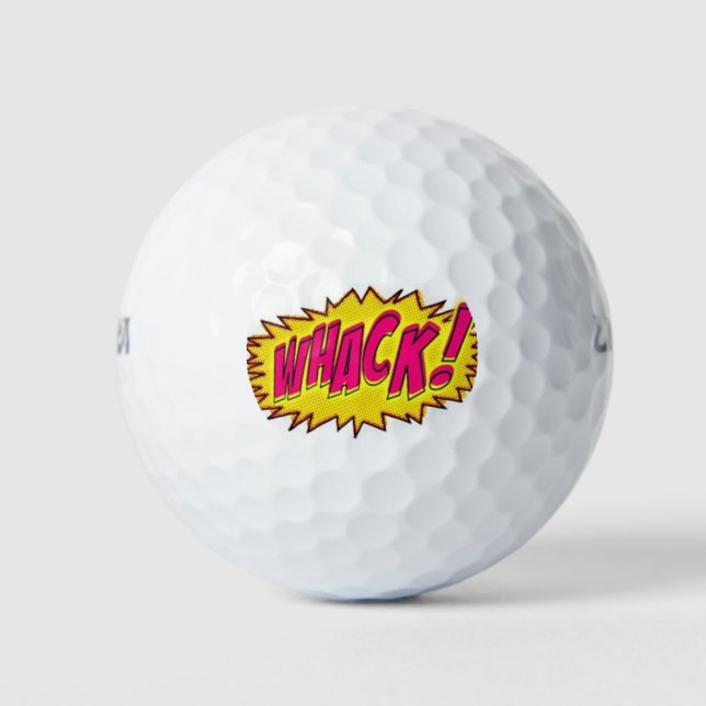**WHACK** PERSONALISIERTER GOLFBALL (Vorderseite)