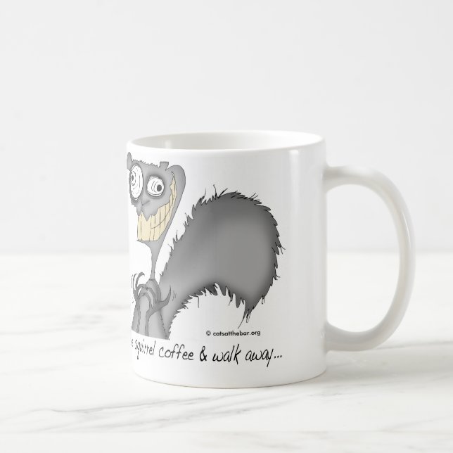 Whacky Eichhörnchen-Tasse Tasse (Rechts)