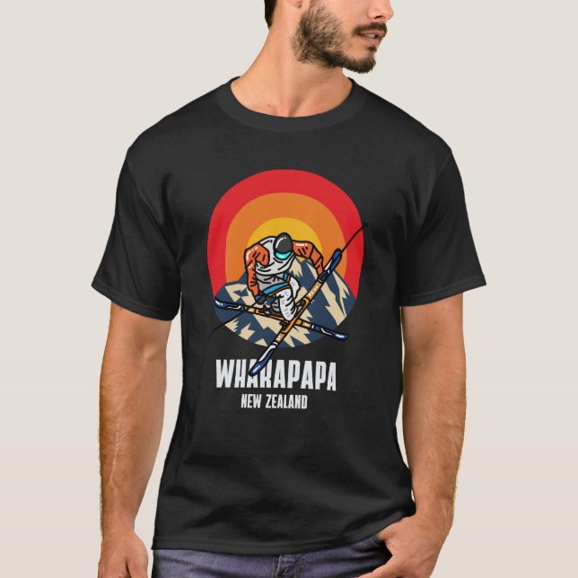 Whakapapa Ski Neuseeland T-Shirt (Vorderseite)
