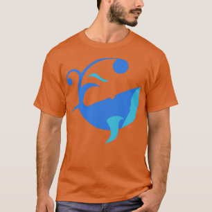 Whale Abstrakt T-Shirt
