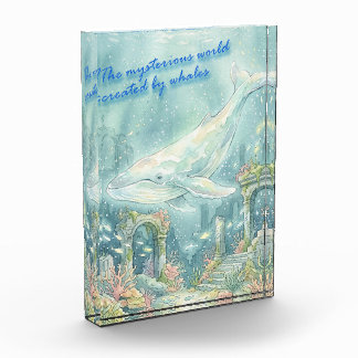 Whale Atlantis Underwater Fantasy Fotoblock