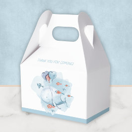 Whale Baby Shower Vielen Dank Geschenkschachtel