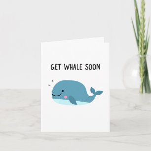 Whale Bald Whale Pub Card erhalten Karte