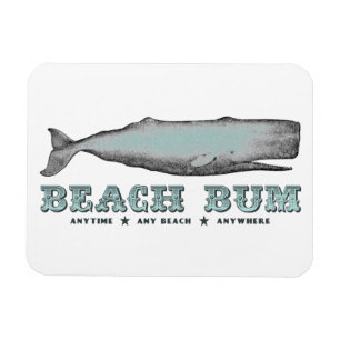 Whale Beach Bum Magnet