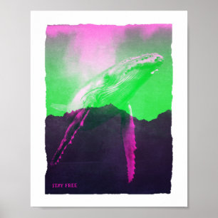 Whale Bleibe kostenlos Poster