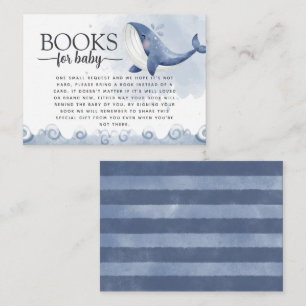 Whale Book Request for Baby Insert Card