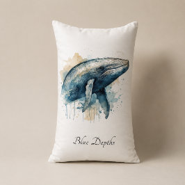 Whale Cove Coastal Bedroom Akzent Lendenkissen