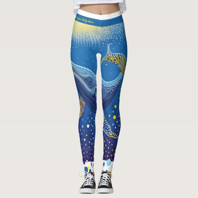 Whale Dancing Leggings (Vorderseite)